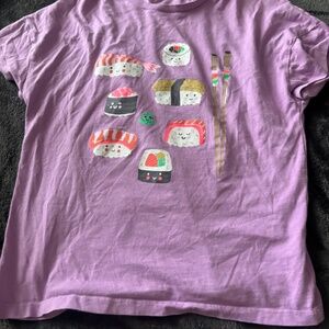 Girls sushi shirts- Mini Boden and Gap set of 2